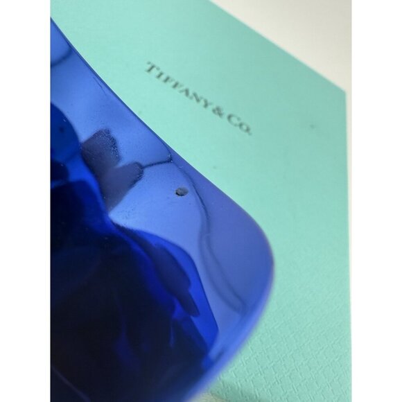 RARE Tiffany & Co. Limited Edition Blue Elsa Peretti Bone Cuff, Small Motif - Picture 7 of 10